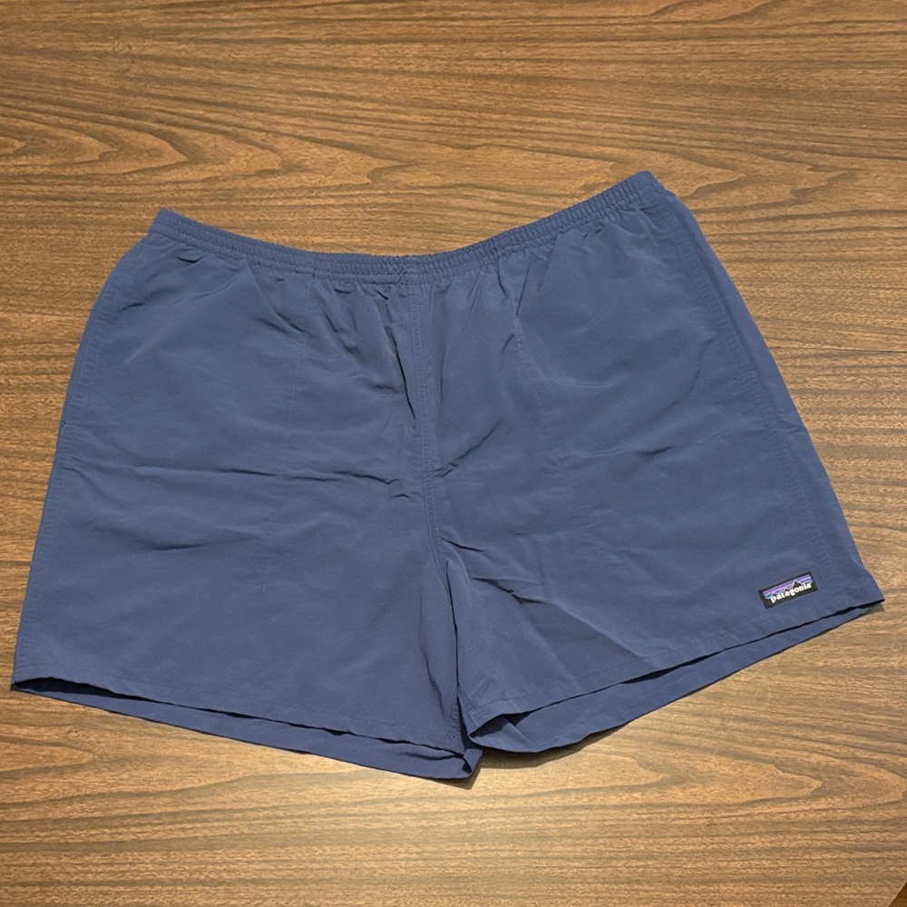 Patagonia XXL Blue Baggies 5” Shorts Swim Bathing Suit Trunks
